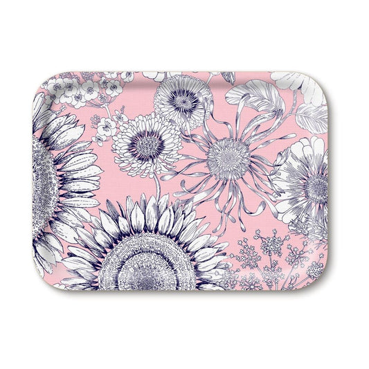 Sunflower Pink; Serving Tray; 27x20cm