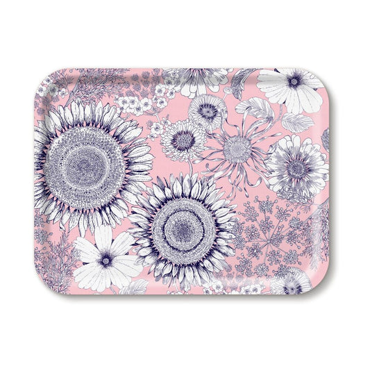Sunflower Pink; Serving Tray; 43x33cm