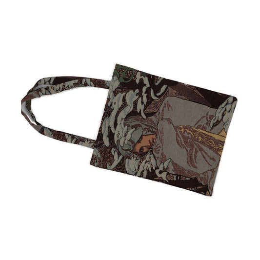 Rolande; Shopping Bag; 33x41cm, scarfed Woman