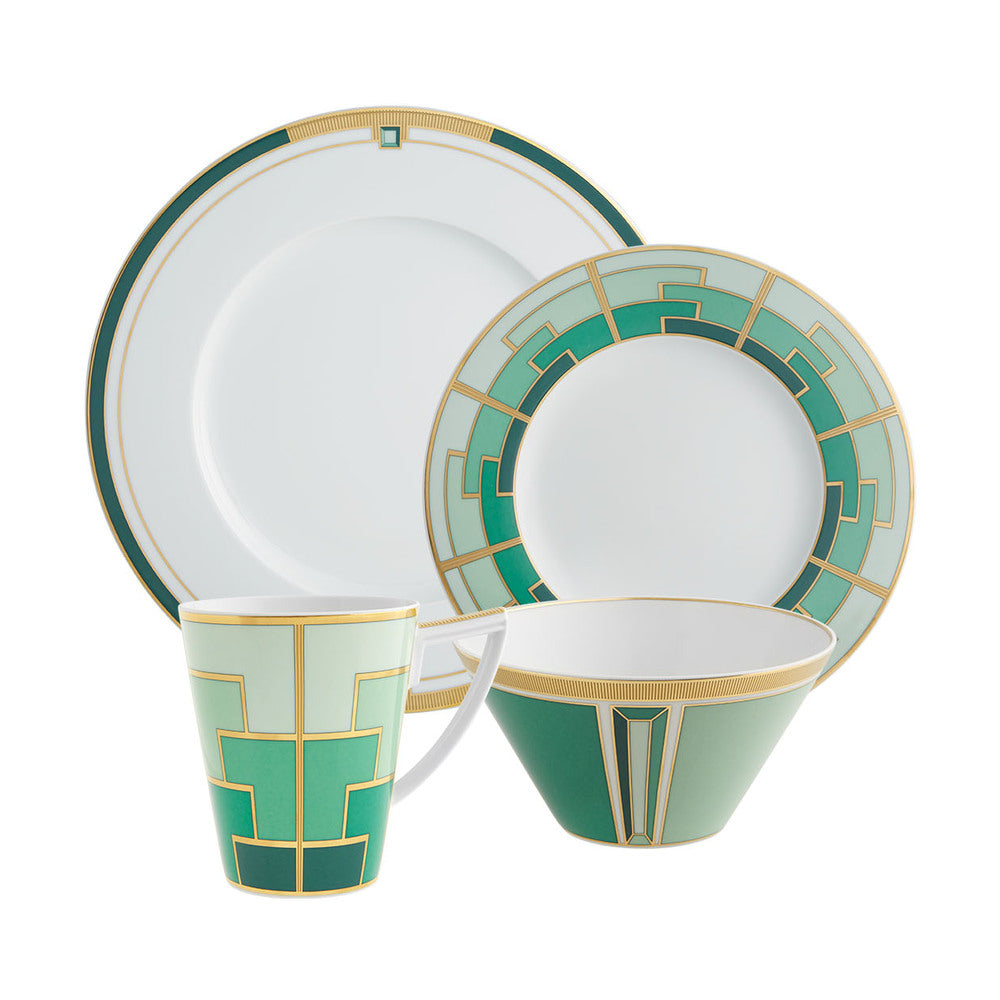 Emerald; Dinner Set of 6; 30 Pieces